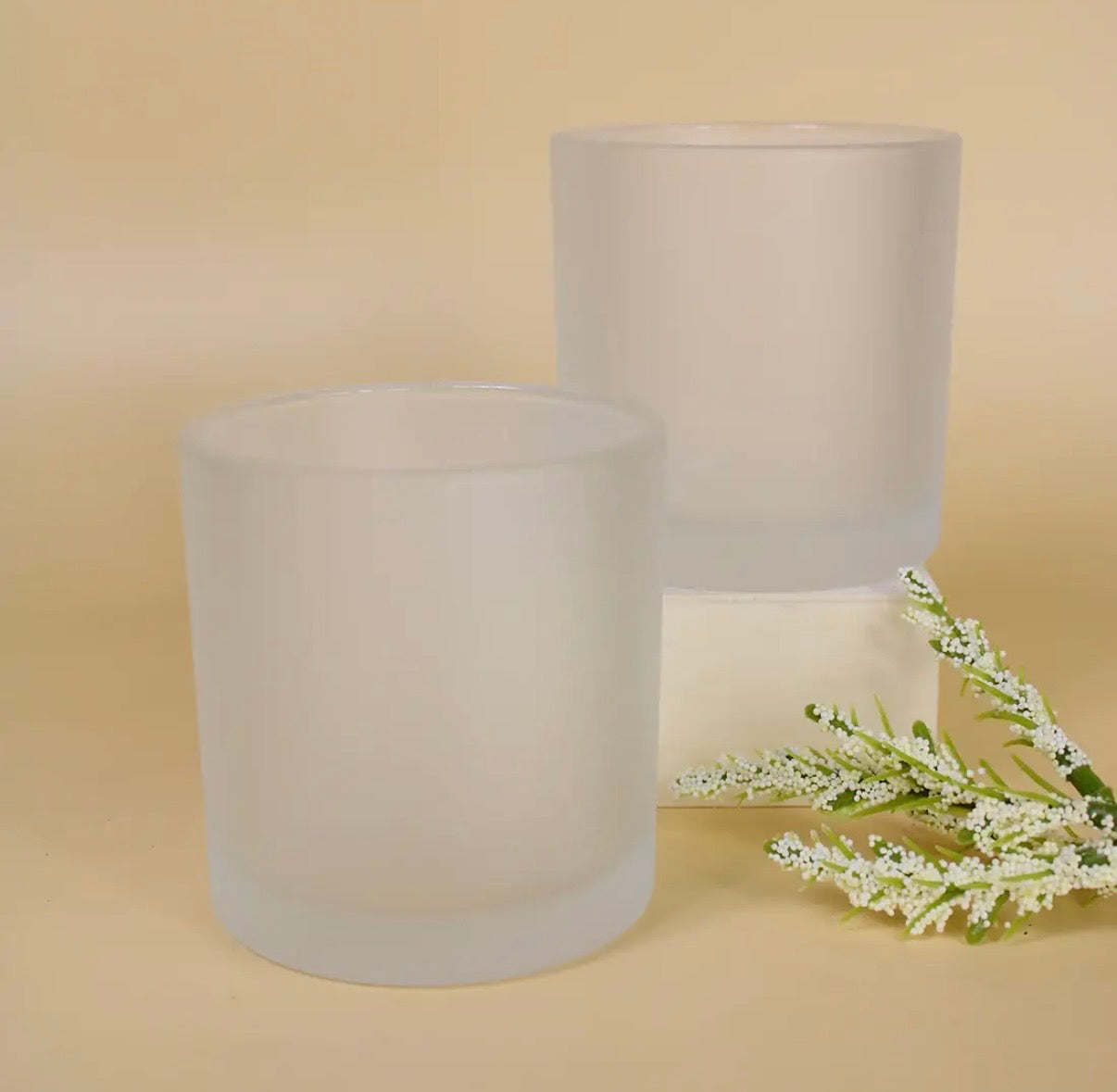 Contenitore in vetro satinato 70ml