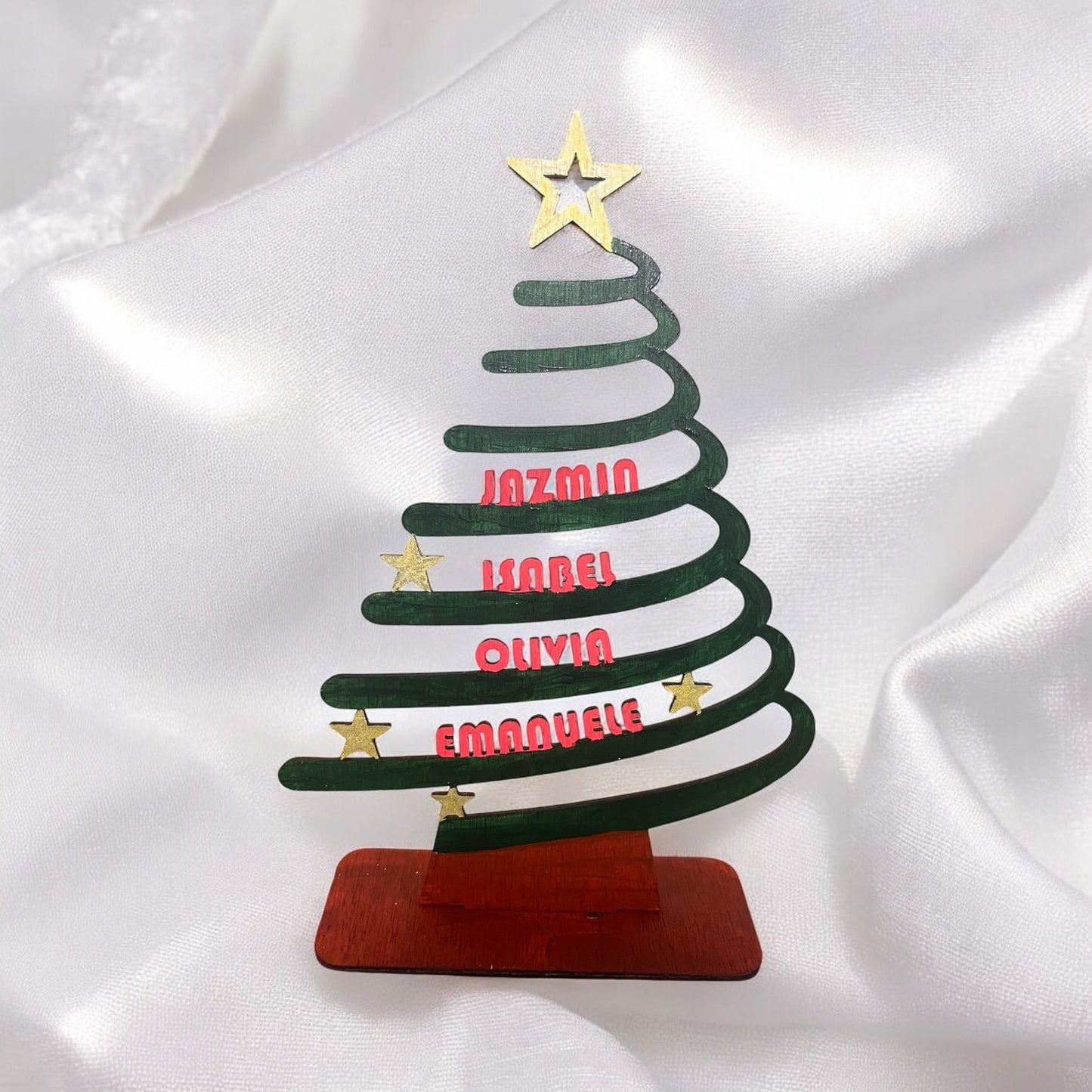 Albero di Natale Personalizzato con Nomi