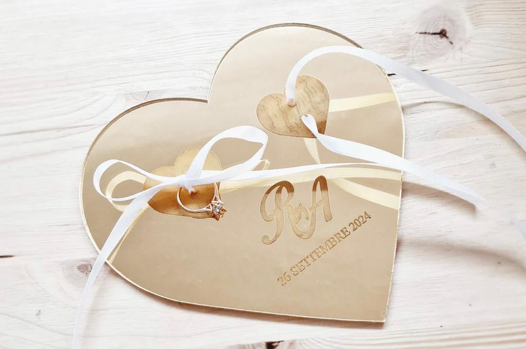 Cuscino Portafedi Cuore