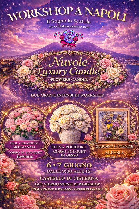 WORKSHOP in presenza a NAPOLI- in collaborazione con IL SOGNO IN SCATOLA