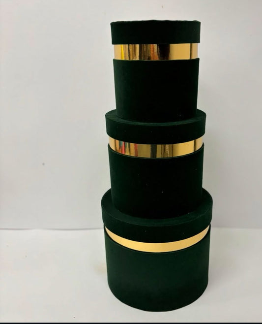 Scatola Bouquet in velluto