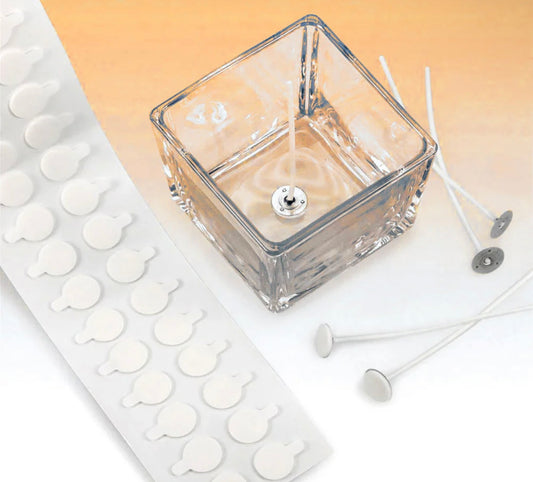 Bollini auto adesivi per stoppini