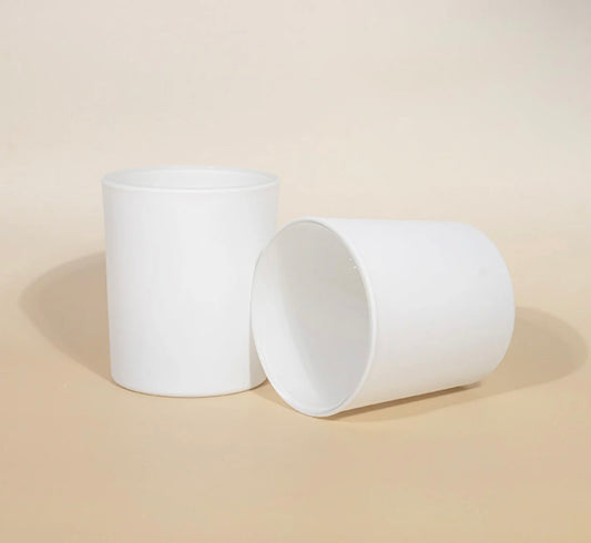 Contenitore in vetro bianco opaco 70ml